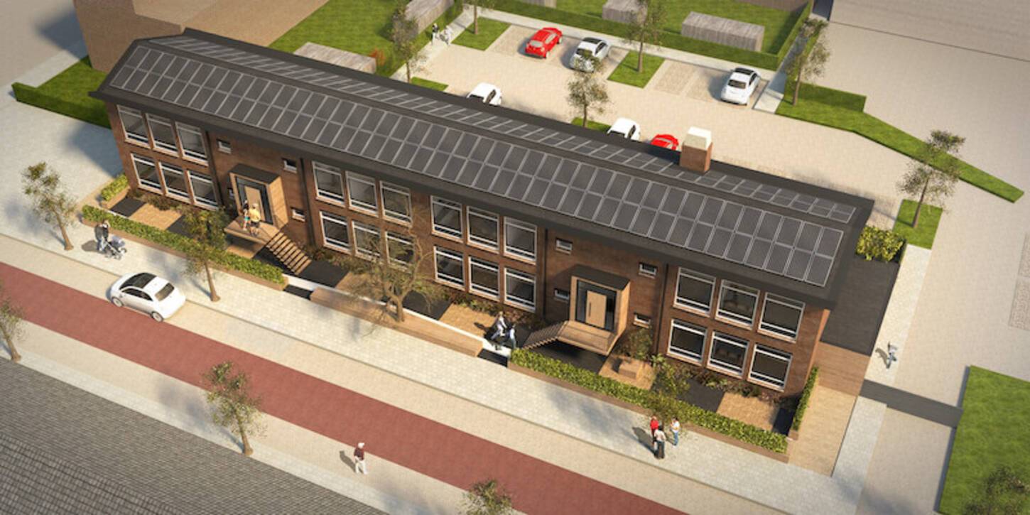 Bovenaanblik van de Ariënschool.