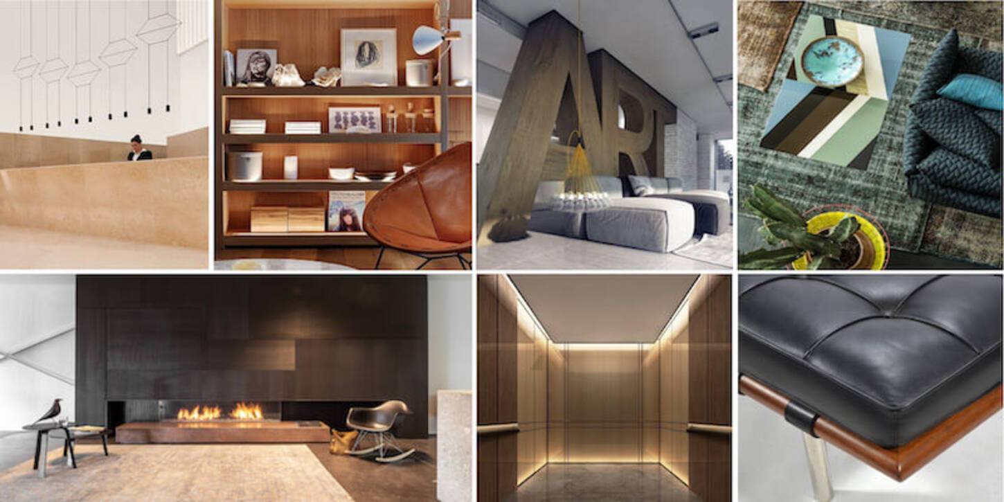 Moodboard van herinrichting Coolsingel 120