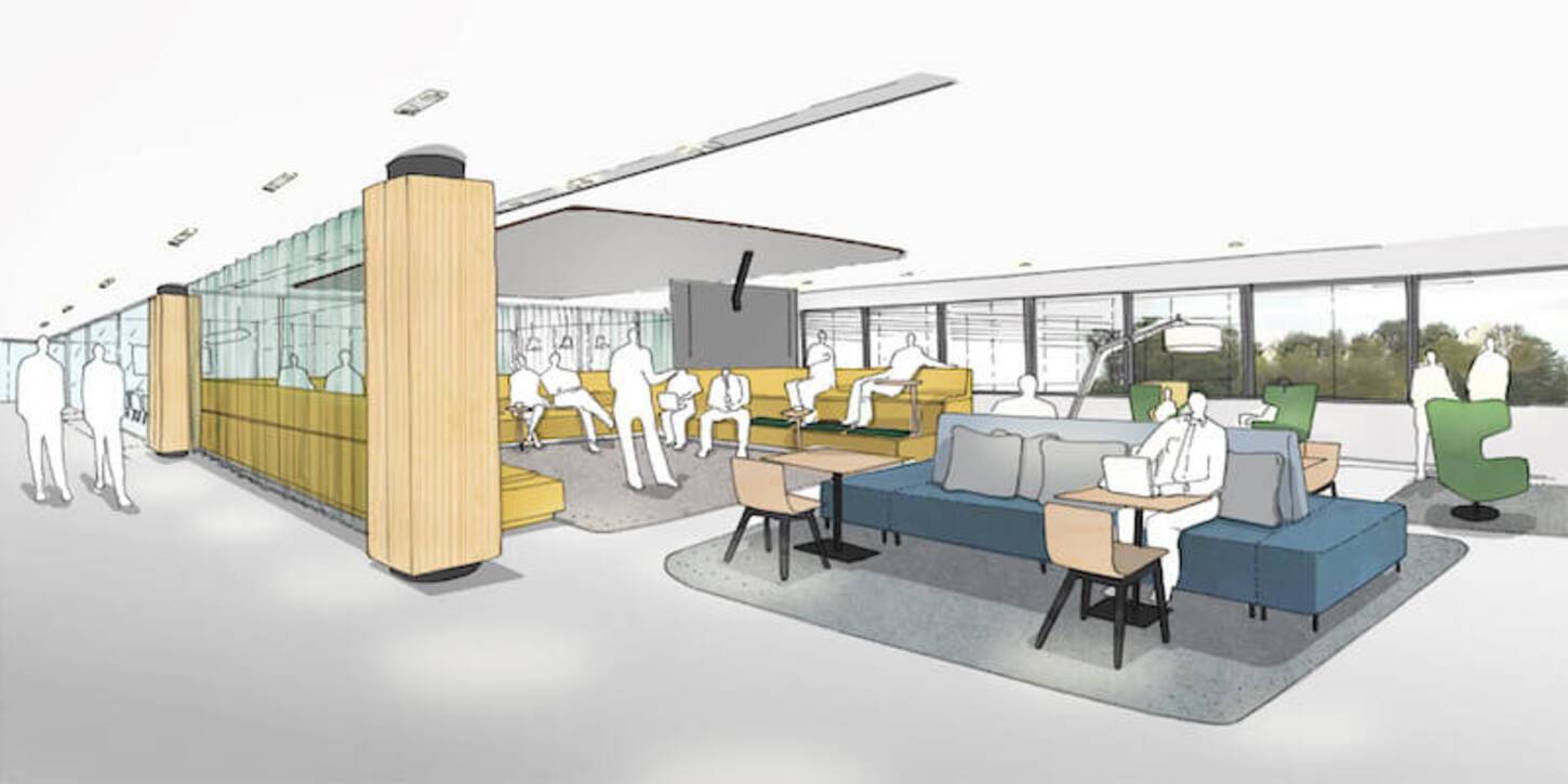 Schets van herinrichting Coolsingel 120